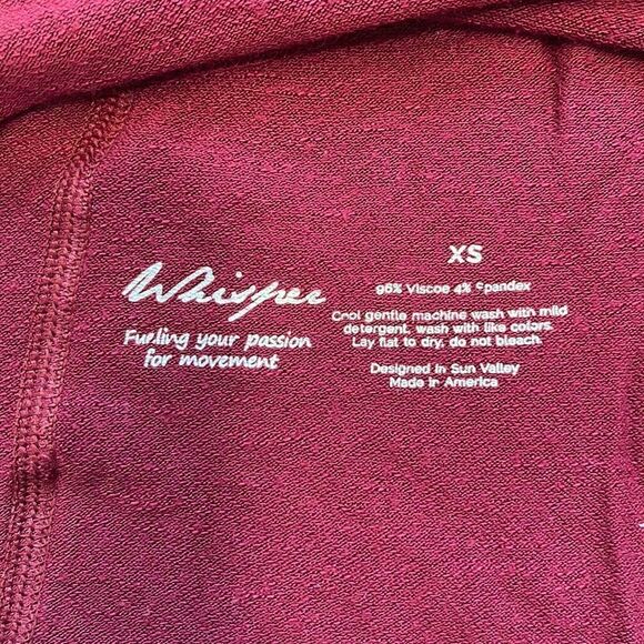 Whisper, Size 4, Burgundy women’s tank top. - Picture 5 of 5